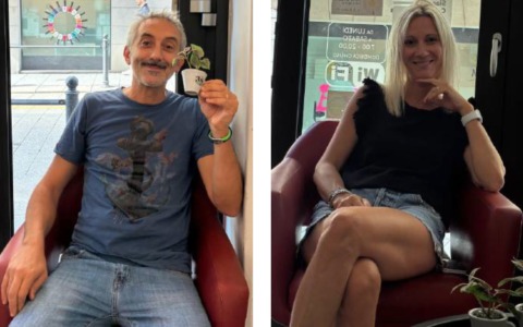 La Manu e il Gabri, i “Baristi del cuore” di via Tasso a Bergamo: opposti che s’attraggono (e piacciono)