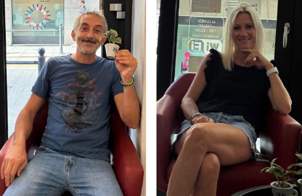 La Manu e il Gabri, i “Baristi del cuore” di via Tasso a Bergamo: opposti che s’attraggono (e piacciono)