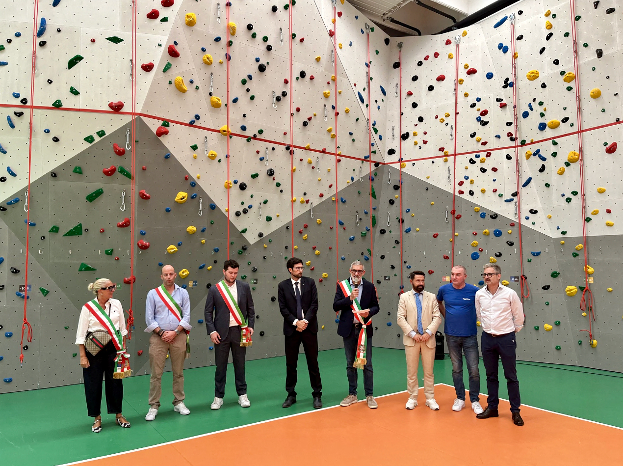 Nembro, la parete d’arrampicata dedicata ad Antonio Scarpellini