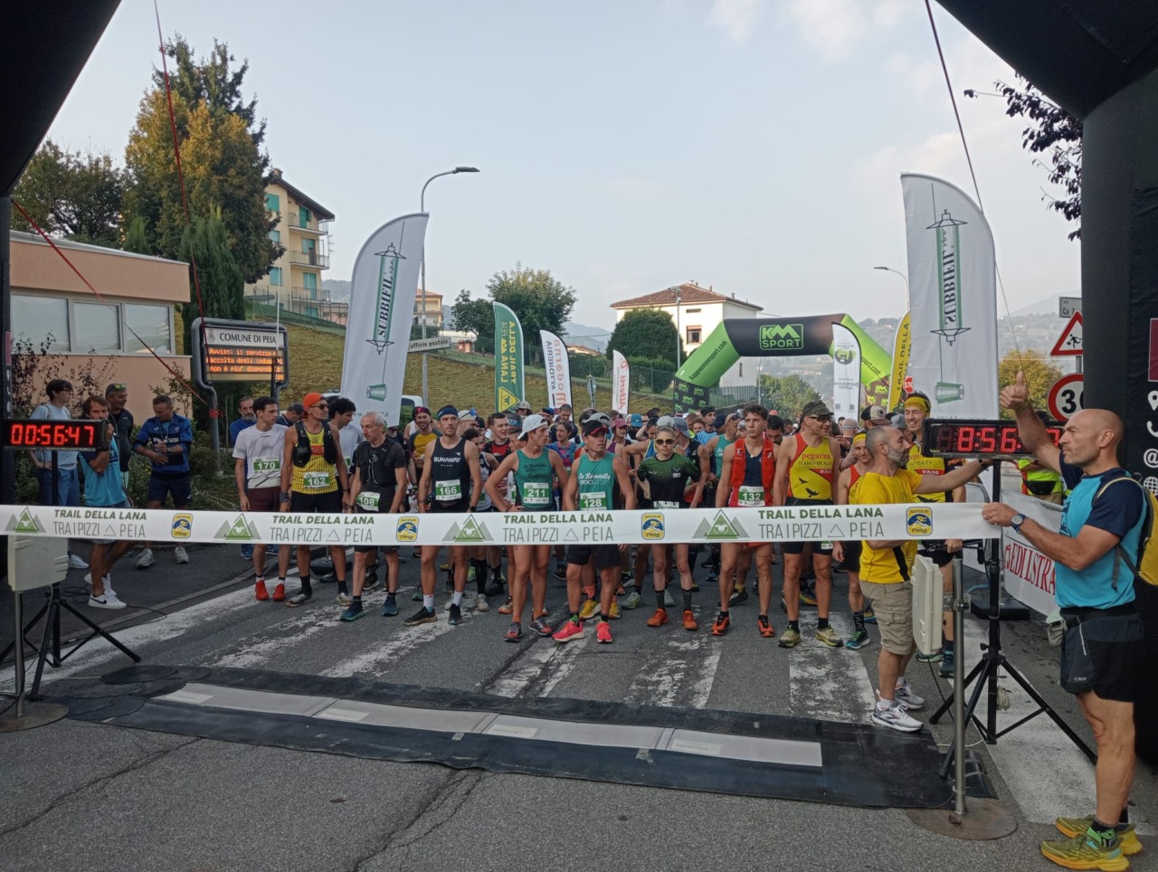 Splendida giornata di sport a Peia in occasione del Trail della Lana