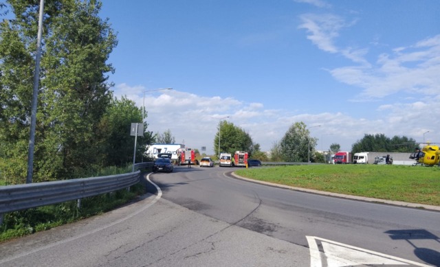 Ciclista investito sulla variante di Isso: è gravissimo. Intervenuto l’elisoccorso