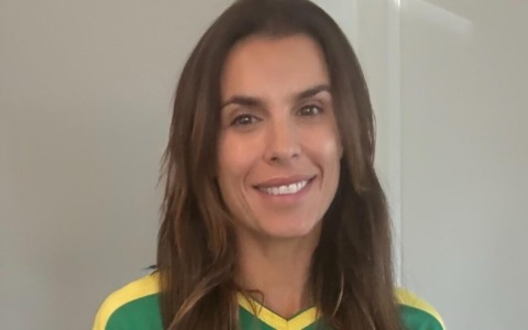 Da Los Angeles ad… Almè: Elisabetta Canalis tifosa d’eccezione del calcio bergamasco