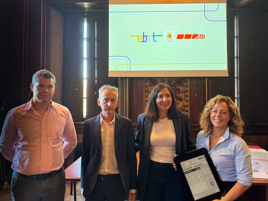 I lavori per la e-Brt sono completati al 55 per cento. Presentate le tecnologie che la caratterizzeranno