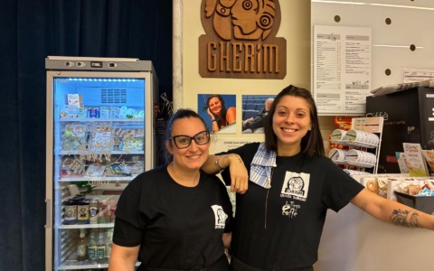 Il bar della cooperativa Gherim al Modernissimo di Nembro, più di un semplice caffè