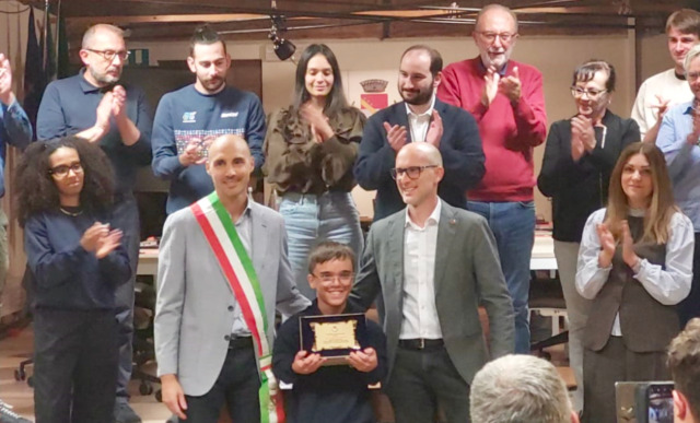 Stezzano ha incoronato il suo campione, Riccardo Teani: «Ha talento e tenacia da vendere»