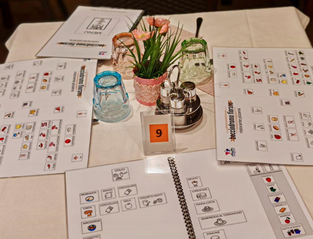 Dopo Albino e Fiorano, portiamo anche a Nembro i menù coi simboli che aiutano i disabili a comunicare