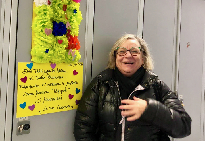 Dopo 37 anni di sorrisi e cuore, l’infermiera Maria Pendolino del Papa Giovanni va in pensione