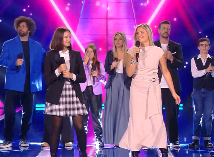 A “Io canto family” Azzurra e mamma Tiziana di Gorlago arrivano al 4° posto
