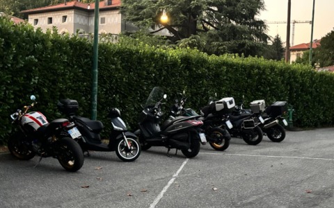 Area di sosta temporanea del Seminario per moto e scooter, bilancio positivo: tutto esaurito