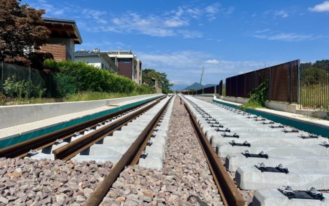 Cantiere per il tram da Bergamo a Villa d’Almè, chiusura temporanea di un tratto di via Ponte Pietra