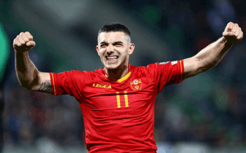 Doppio Krstovic con la maglia del Montenegro: nerazzurro in gol contro Gibilterra e Croazia