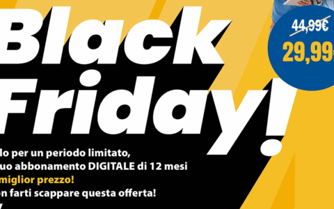 Promozione per il Black Friday: l’abbonamento digitale al PrimaBergamo con il 33% di sconto