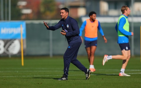 Allenamento pomeridiano a Zingonia, il primo con tutta la rosa a disposizione per il mister