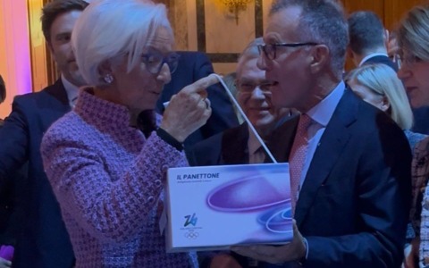 Il panettone del panificio Marchesi (scelto per Milano-Cortina 2026) è arrivato fino a Christine Lagarde