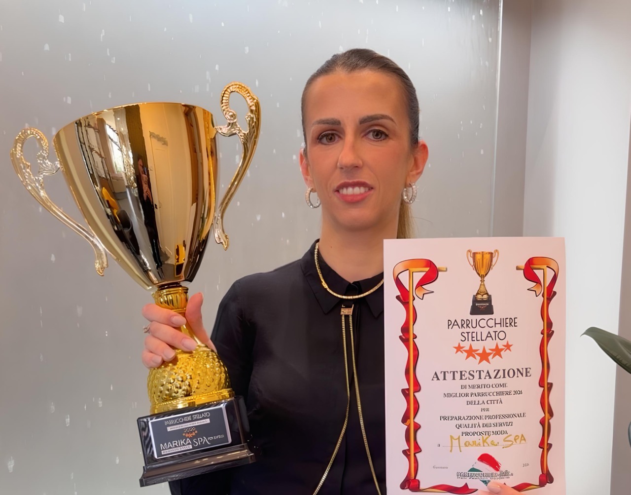 “Coppa Parrucchiere Stellato” e una terza suite in arrivo: un 2026 al top per Marika Spa di Colzate
