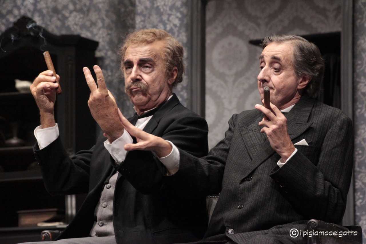 “Pignasecca e Pignaverde”, risate facili con Tullio Solenghi (che riporta in scena Gilberto Govi)