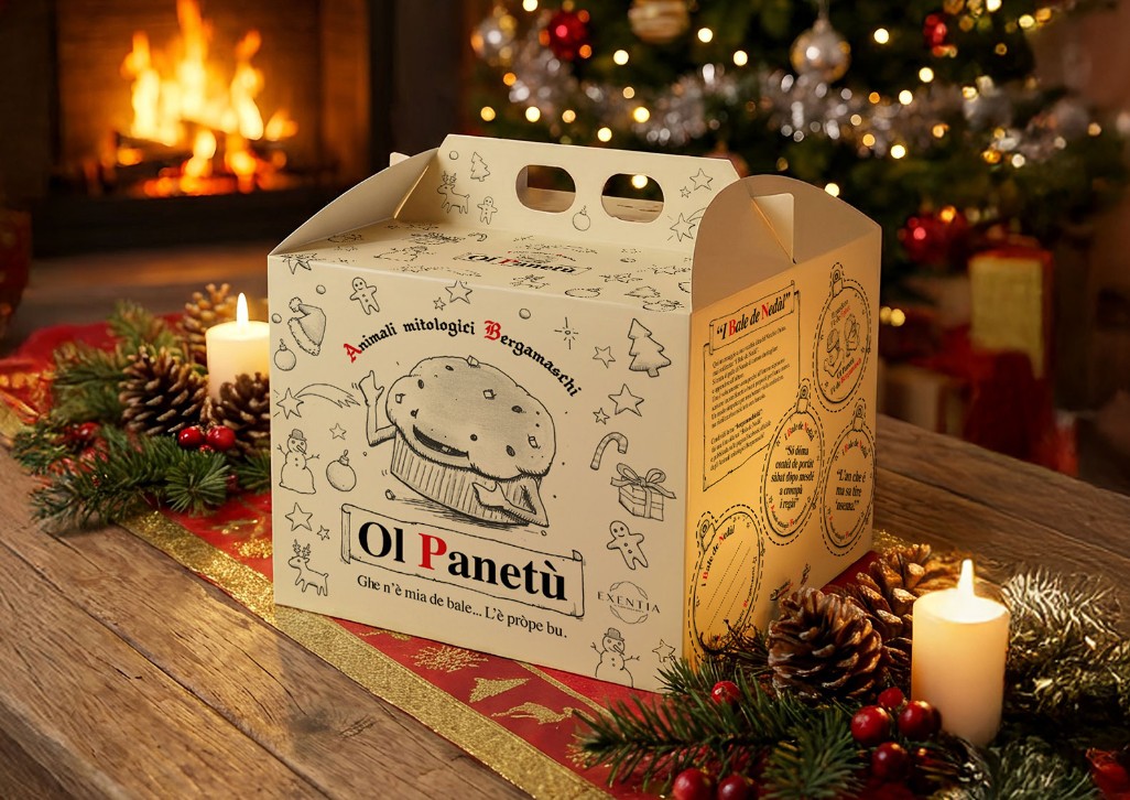 Un panettone fantastico (in tutti i sensi): ecco “Ol Panetù”, omaggio a Ezio Foresti e alle sue creature bergamasche