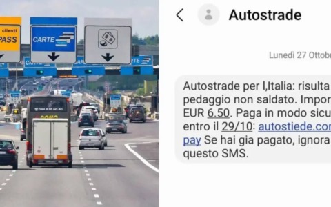Truffa di Natale 2025: un sms con un pedaggio autostradale da 6,50 euro che non esiste e un link che riporta a un “canale ufficiale”