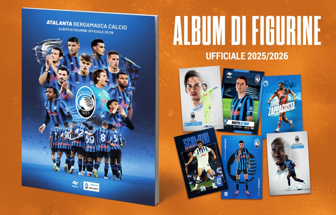 Il fantastico album ufficiale di figurine “Atalanta 2025-26” e dove trovarlo