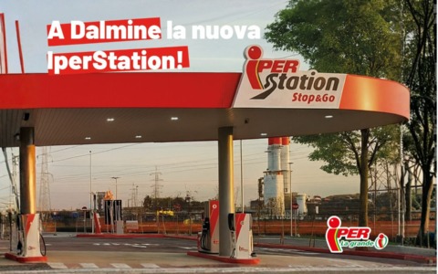 IperStation, un nuovo modello di servizio: apre la prima stazione con ricarica elettrica e area camion