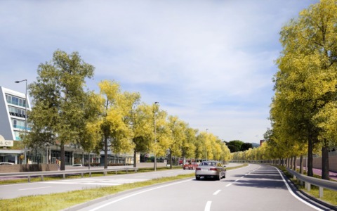 Via Autostrada, parte il cantiere. Il Comune di Bergamo: «Garantite le due corsie per senso di marcia»