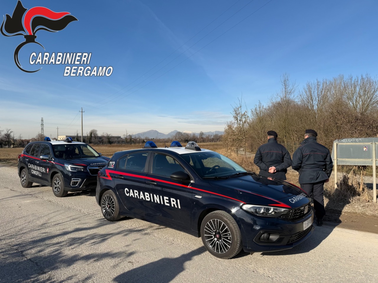 Operazione dei carabinieri al Parco del Serio a Grassobbio, arrestato un pusher (con sé aveva una pistola)