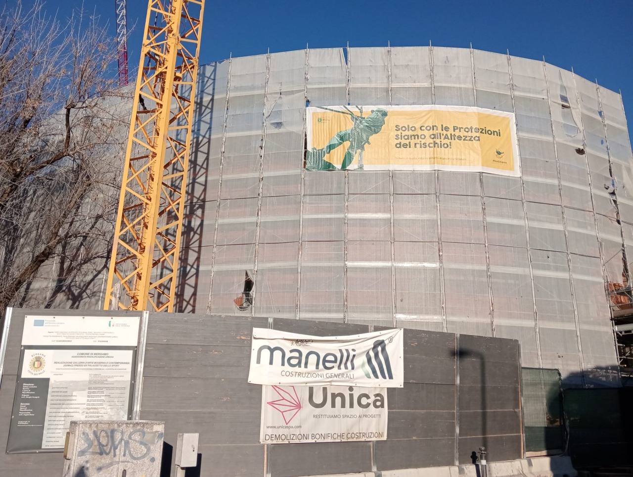 Cantiere della nuova Gamec, risolto il contratto con la Manelli Spa: più vicina la ripartenza dei lavori