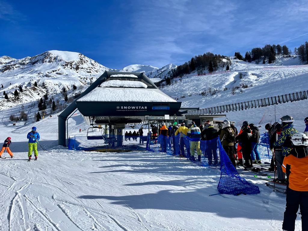 Collaudo superato: la seggiovia Conca Nevosa riapre al comprensorio Foppolo-Carona