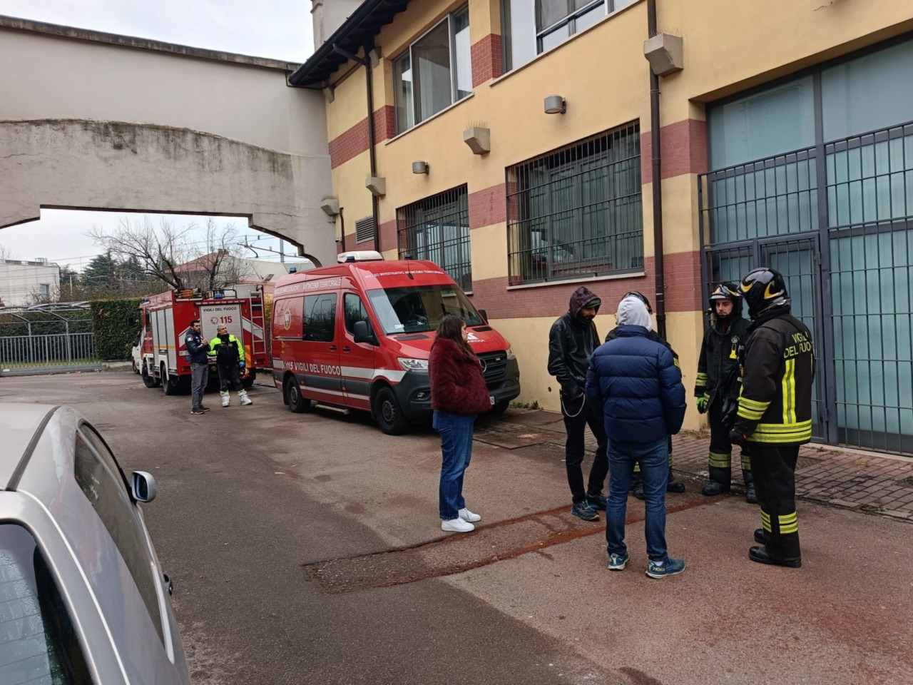 Grave incendio nell’ex Montecatini a Romano, edifici ancora inagibili