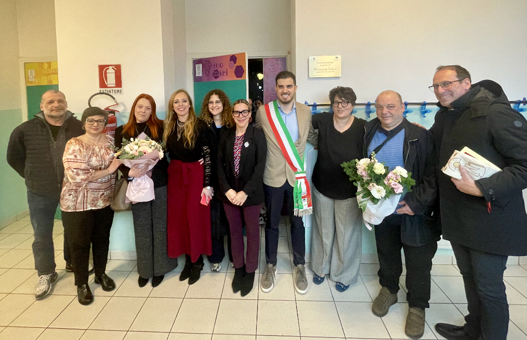 A Osio Sopra è stata inaugurata “l’aula della speranza”, dedicata a Mariaurora (che non c’è più)