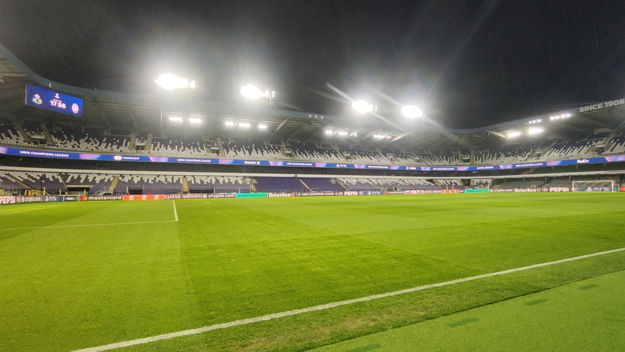 Il Lotto Park, casa dell’Anderlecht “prestata” all’Union, attende gli oltre mille bergamaschi in arrivo a Bruxelles