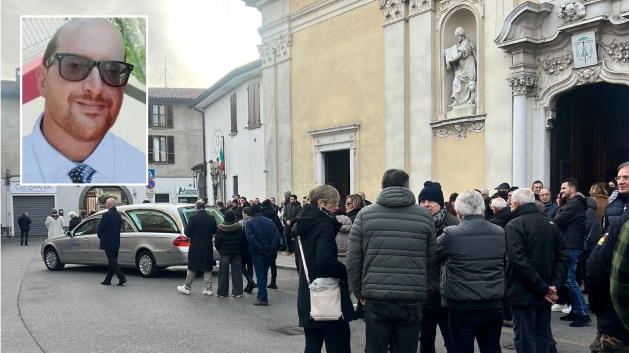 Stroncato da un infarto a 31 anni: Cividate e l’ultimo saluto a Daniel Pagani