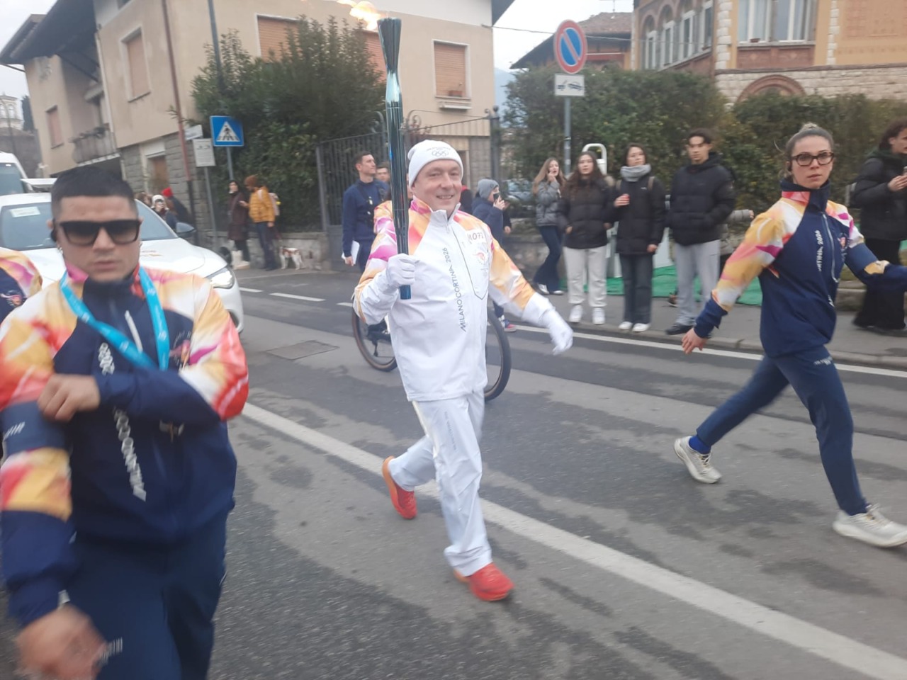 La Fiamma Olimpica ha toccato per la prima volta la Bergamasca