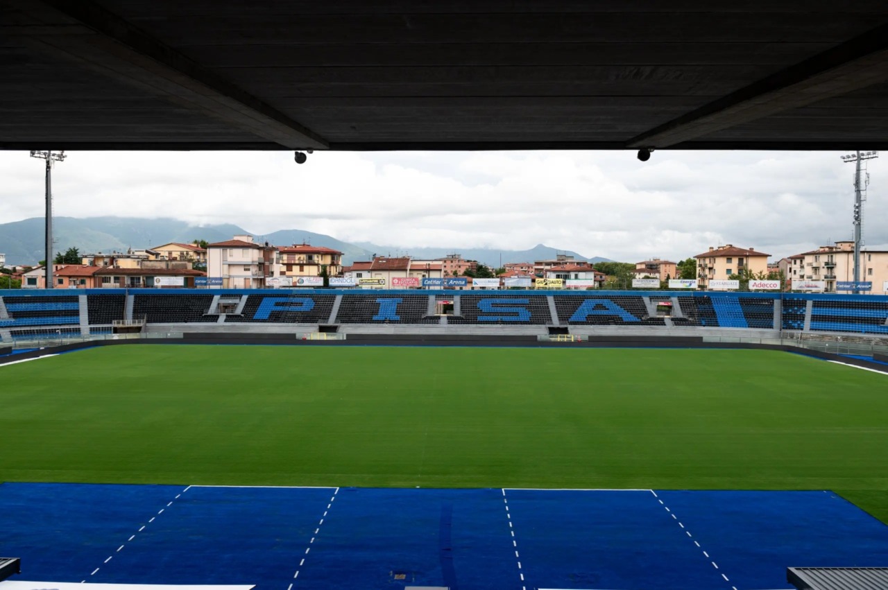 Si torna alla Cetilar Arena di Pisa: il campo è il più stretto della A (65 metri, come a Cagliari)