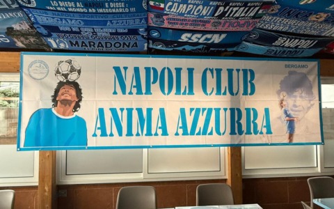 L’angolo di Bergamo dove batte un cuore partenopeo: è il Napoli Club Anima Azzurra