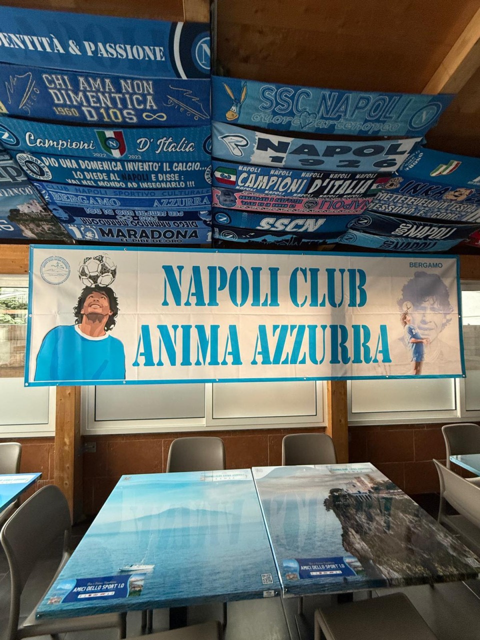 L’angolo di Bergamo dove batte un cuore partenopeo: è il Napoli Club Anima Azzurra