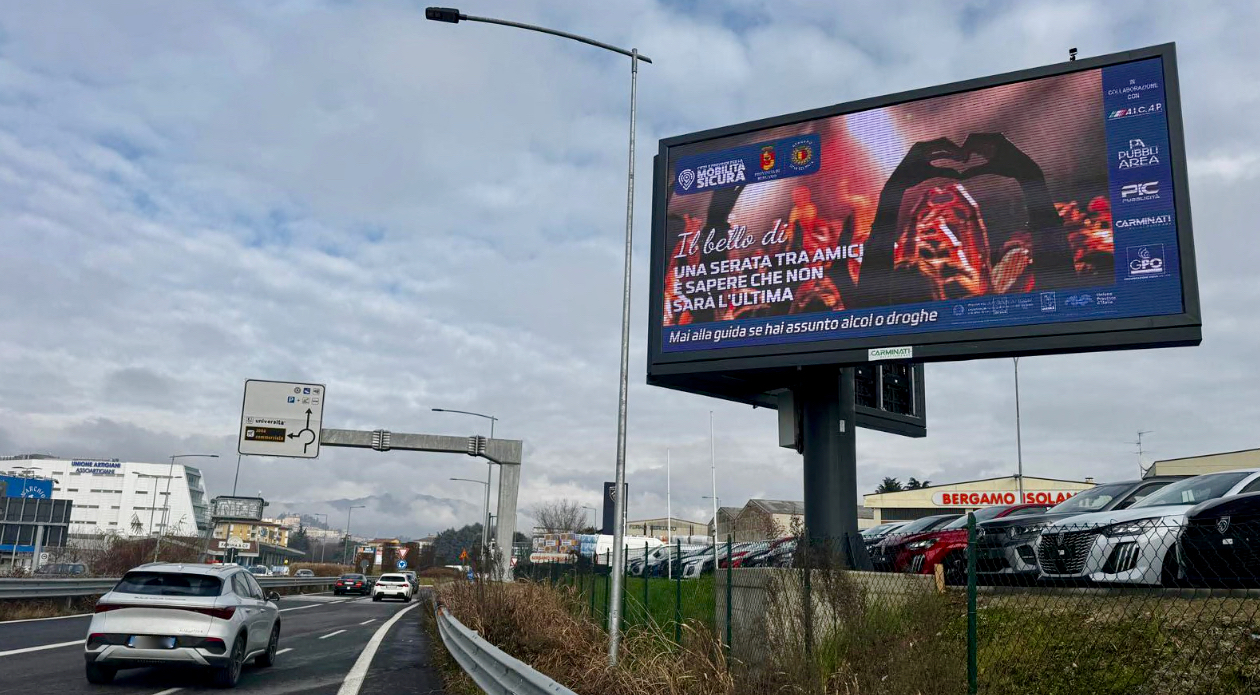 Alcol alla guida e sicurezza sulle strade, da Treviolo una campagna pubblicitaria… per salvare vite