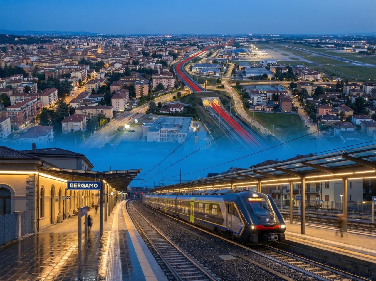 Bergamo cambia volto: nuovi treni e più connessioni per una città sempre più attrattiva