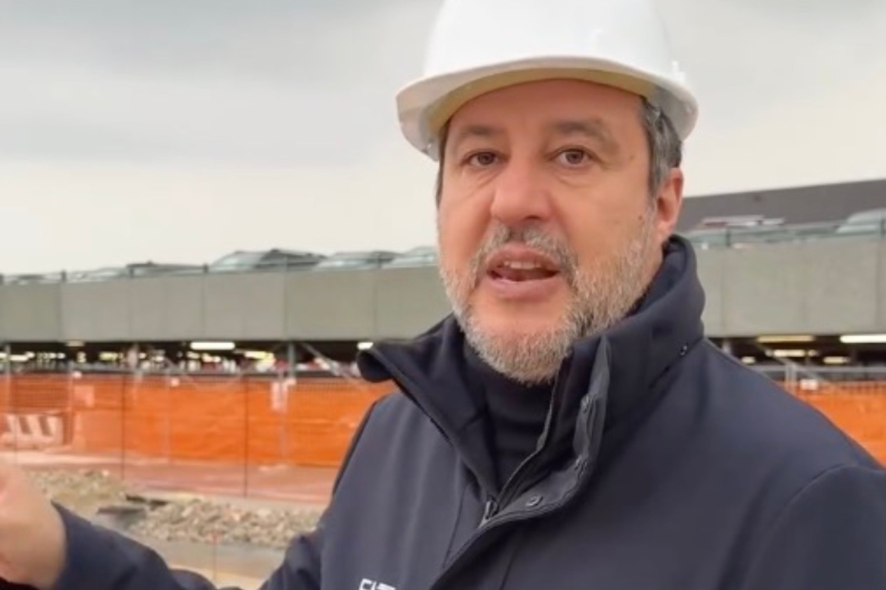 Matteo Salvini in città: il sopralluogo tra cantieri e aeroporto