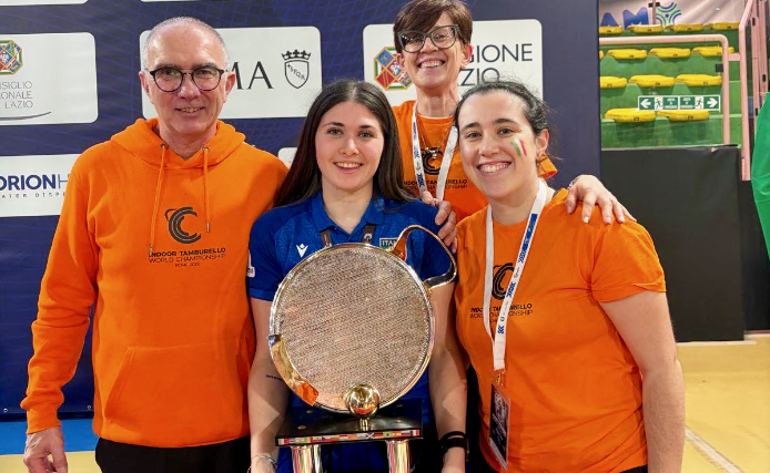 La campionessa di tamburello Alice Testa ha portato Grassobbio sulla cima del mondo