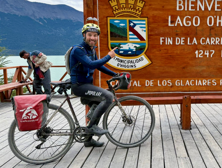 Matteo Corna, in bici da Treviolo fino a Monaco di Baviera per seguire la sua Atalanta