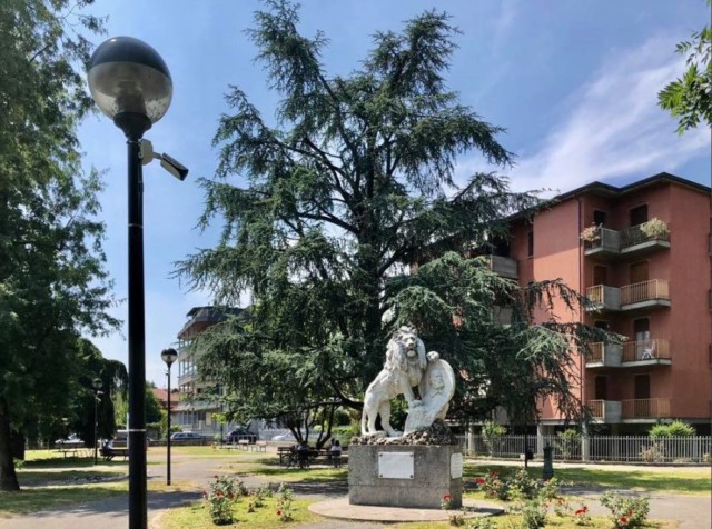 Il vandalo “beccato” dalla telecamera che voleva sabotare