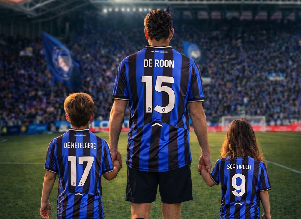 Da domani (20 marzo), in edicola col PrimaBergamo, l’emozionante poster per i papà atalantini