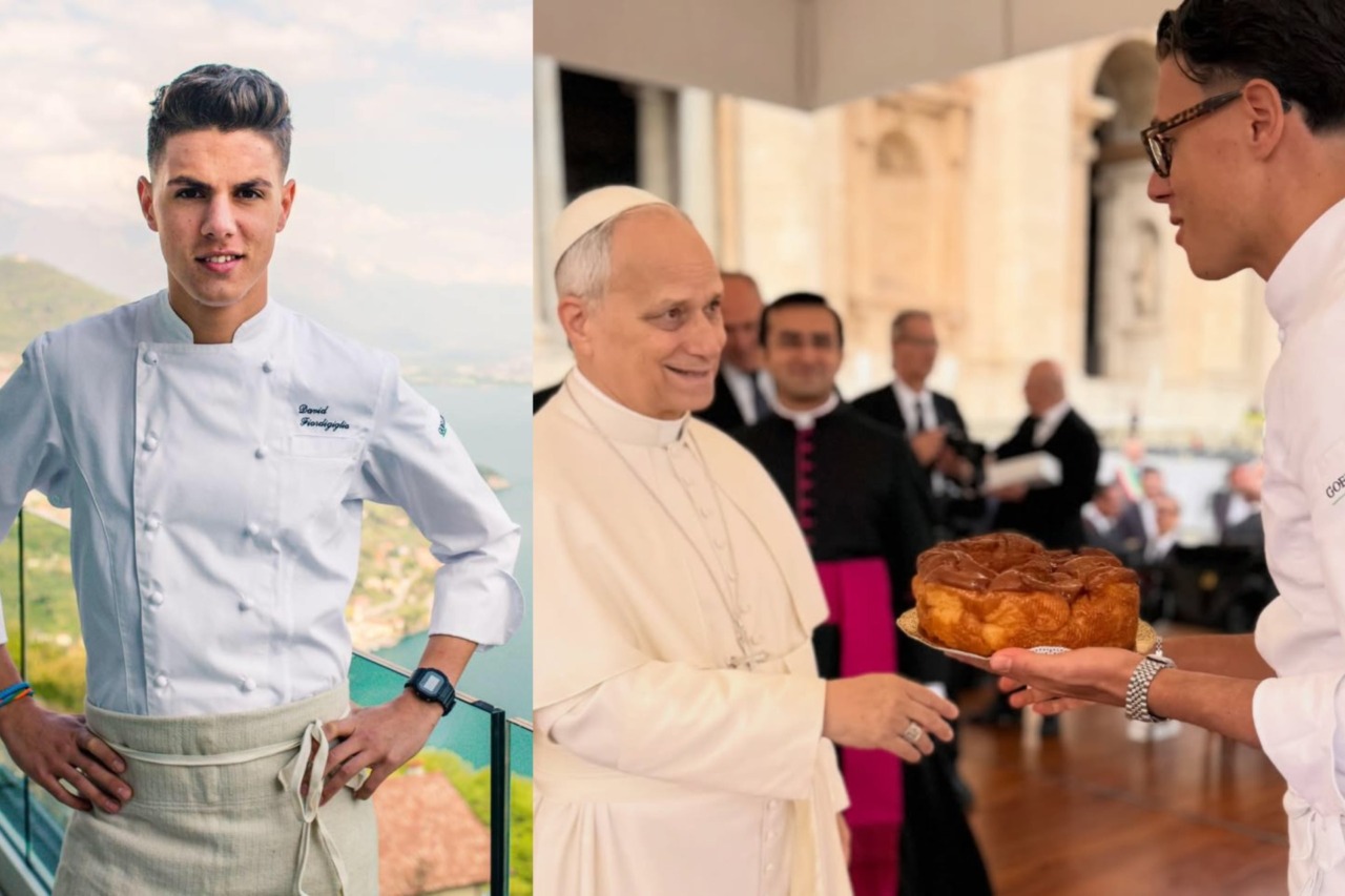 Da Lovere al Vaticano: lo chef David Fiordigiglio fa un “dolce” dono al Papa