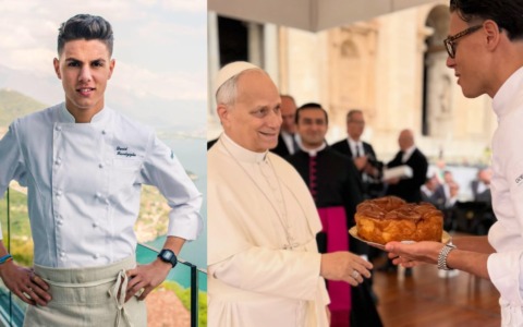 Da Lovere al Vaticano: lo chef David Fiordigiglio fa un “dolce” dono al Papa