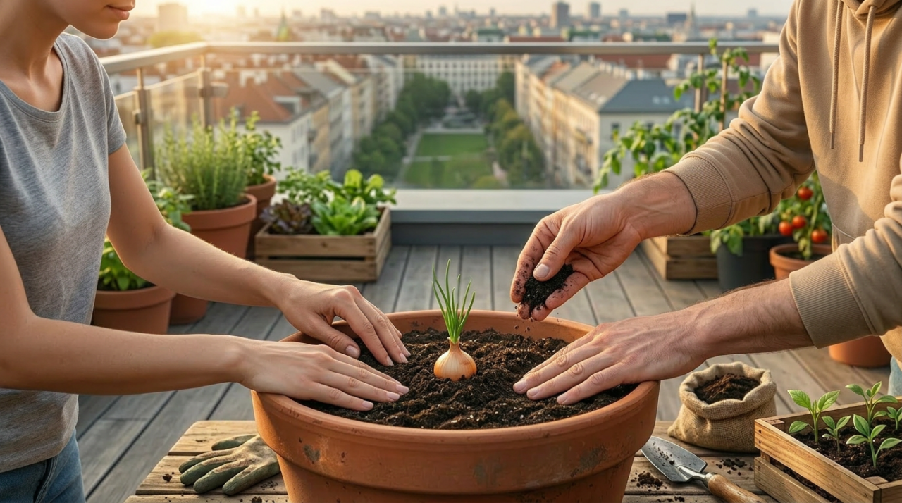 “Coltiviamo – Vivere Sostenibile”: orto in contenitore e cipolle, il segreto è tutto nel terriccio
