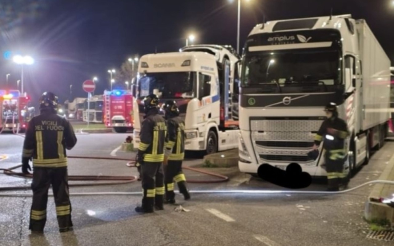 Allarme gas sull’autostrada Brebemi: intervento dei Vigili del fuoco nell’area di servizio Adda Nord