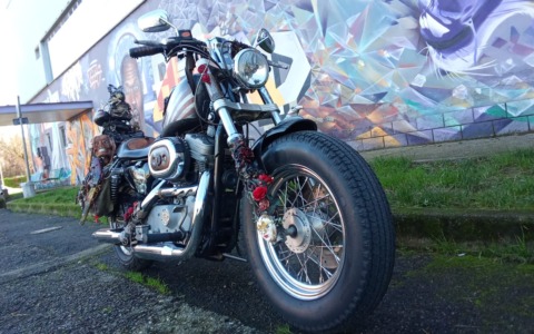 Da Bergamo a Milano, una Harley Davidson in stile “Pirati dei Caraibi” per Johnny Depp