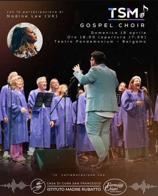 Al Teatro Pandemonium di Loreto musica e solidarietà con Tsm Gospel Choir e Nadine Lee