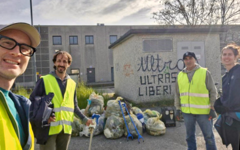 Volontari e telecamere per combattere l’abbandono di rifiuti in giro per Stezzano